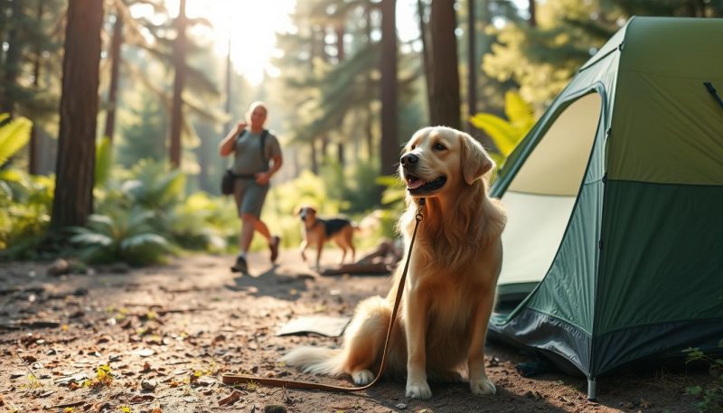 camping with dog etiquette