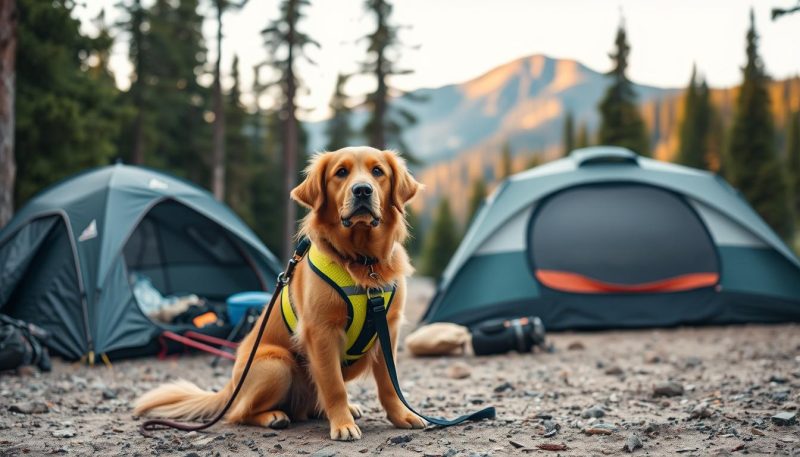 dog safety camping
